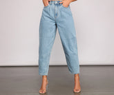 Jean ballon taille haute essentiel